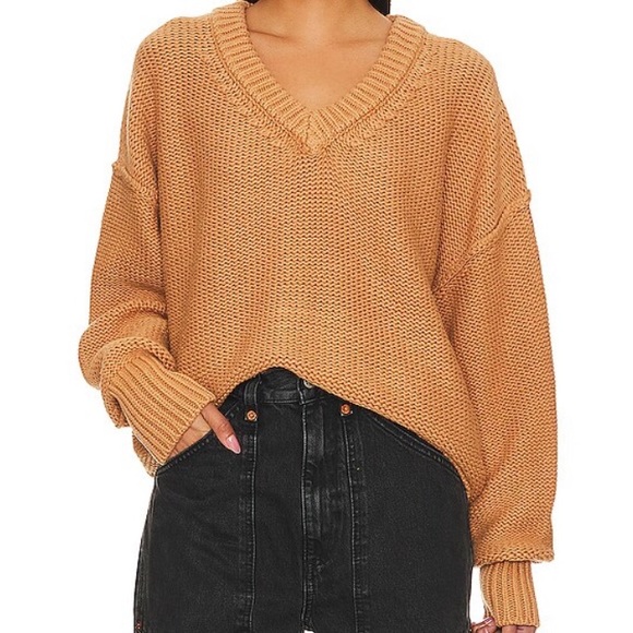 Free People Alli Oversized Sweater - Picture 1 of 8